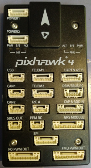 PixHawk 4 Standard 上視圖